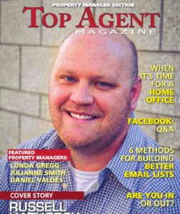 Russell Hathcock was Featured as a Top Real Estate Agent in the Property Manager of Top Agent Magazine in December 2016